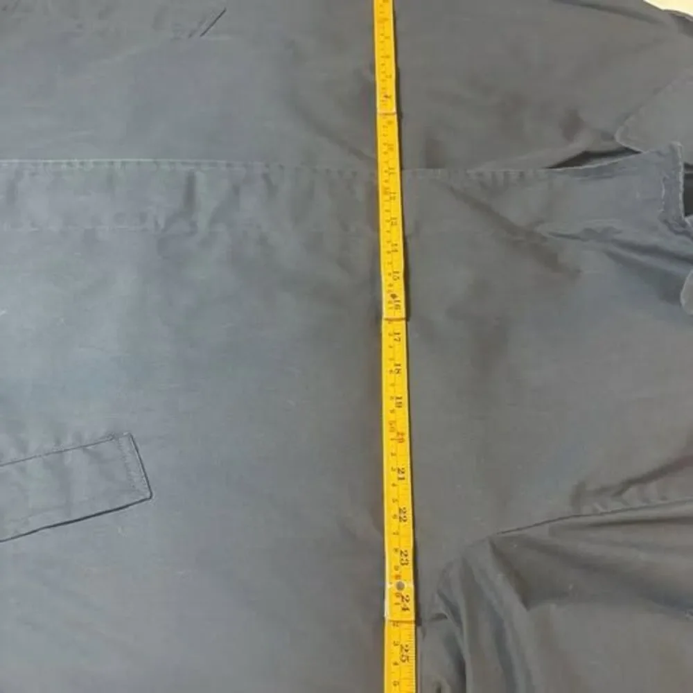 Vintage Military All Weather Trench Coat DSCP Removable Lining Navy Black 46L